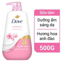 Sữa tắm Dove hương hoa ngọt ngào hoa anh đào 500ml