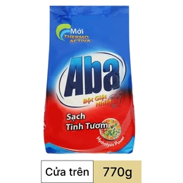 Bột giặt nhiệt Aba sạch tinh tươm 800g