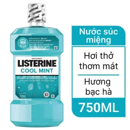 Nước súc miệng listerine cool mint 750ml