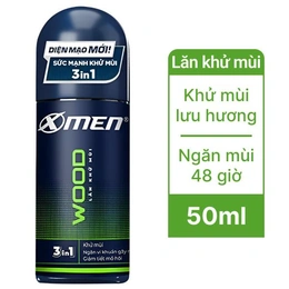 Lăn khử mùi X-Men wood sport thơm lâu 50ml