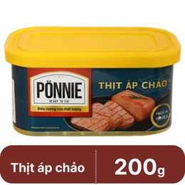 Thịt áp chảo Ponnie hộp 200g