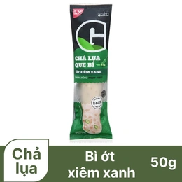 Chả lụa bì ớt xiêm xanh cây 50g