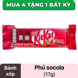 Bánh xốp Kitkat phủ socola cây 17g