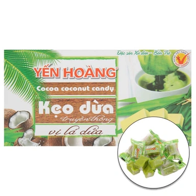 Kẹo dừa lá dứa Yến Hoàng 250g