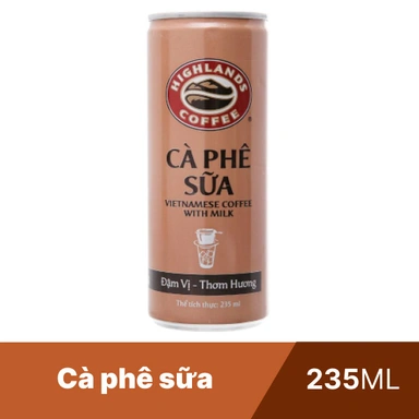 Cà phê sữa Highlands 235ml