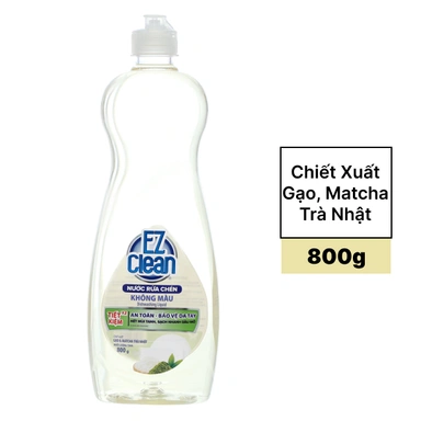 Nước rửa chén Ez Clean gạo & trà xanh 800g