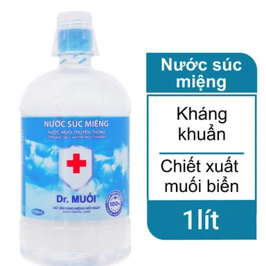 Nước súc miệng Dr.Muối 1 lít