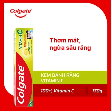 Kem đánh răng Colgate Vitamin C thơm mát 170g