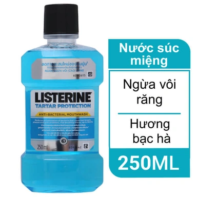 Nước súc miệng Listerine ngừa vôi răng 250ml