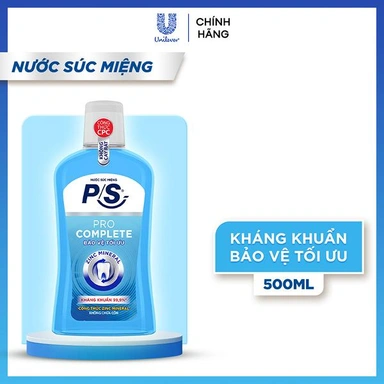 Nước súc miệng P/S Pro kháng khuẩn 500ml