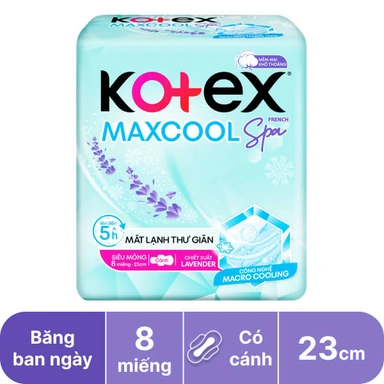 Băng ban ngày Kotex lavender 23cm
