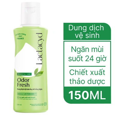 Dung dịch vệ sinh Lactacyd ngăn mùi 24h 150ml