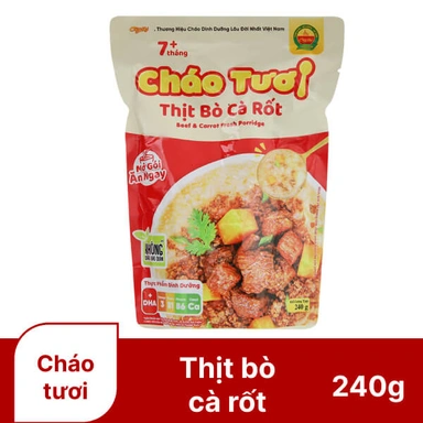 Cháo tươi thịt bò Cây Thị 240g