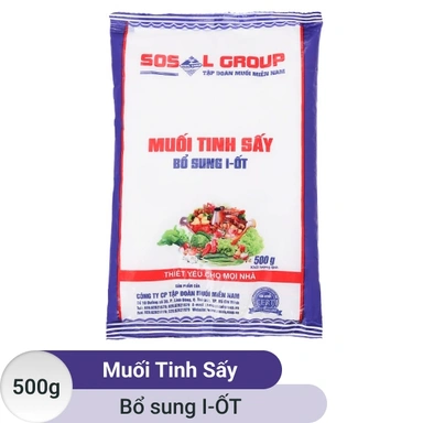Muối sấy i ốt Sosal Group 500g