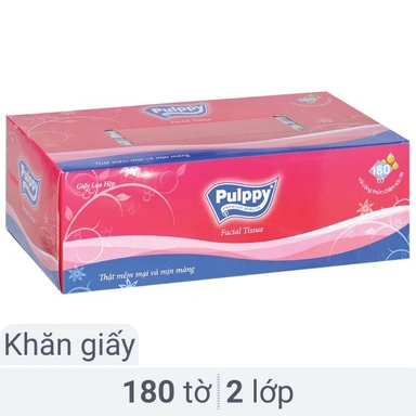 Khăn giấy Pulppy 2 lớp 180 tờ