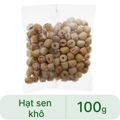 Hạt sen khô gói 100g