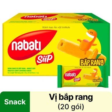 Bánh snack vị bắp rang Nabati 80g
