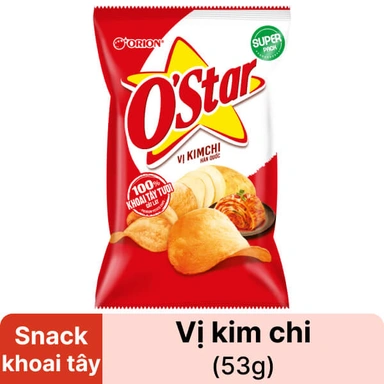 Snack vị kim chi O'Star 53g