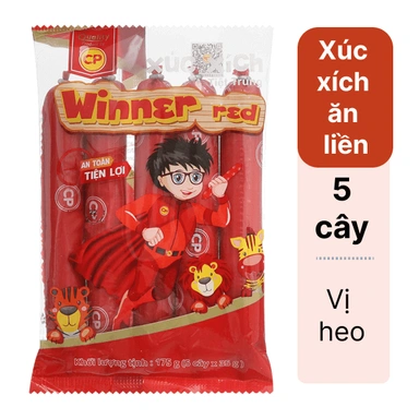Xúc xích tiệt trùng Winner Red C.P gói 175g
