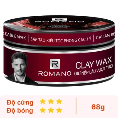 Sáp vuốt tóc Romano Clay Wax 68g