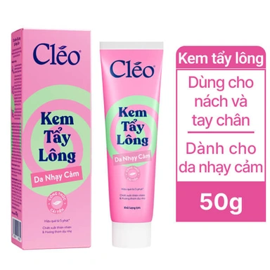 Kem tẩy lông Cléo da nhạy cảm 50g