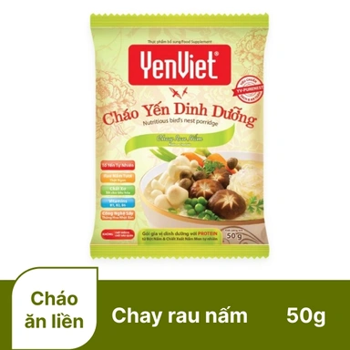Cháo yến chay Yến Việt rau nấm gói 50g