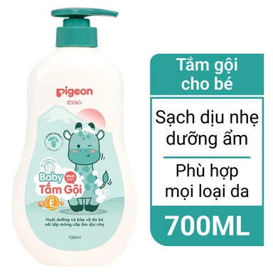 Tắm gội Pigeon Jojoba 700ml