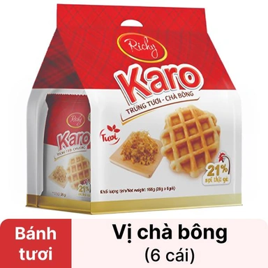 Bánh trứng chà bông Karo Richy túi 156g