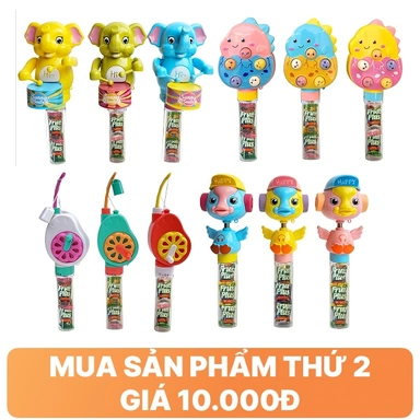 Kẹo đồ chơi LaLe hương trái cây bộ 6g