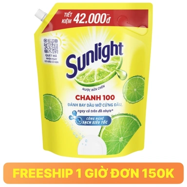 Nước rửa chén Sunlight chanh 2.9 lít