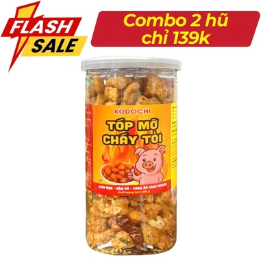 Tóp mỡ cháy tỏi Kodochi hũ 200g