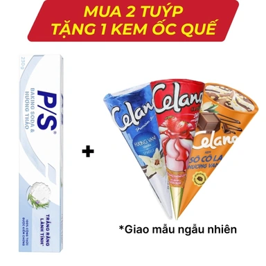 Kem đánh răng P/S baking soda hương thảo 230g