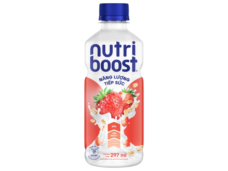Sữa trái cây Nutriboost hương dâu 297ml