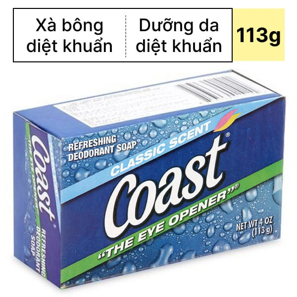 Xà bông Coast Classic diệt khuẩn 113g