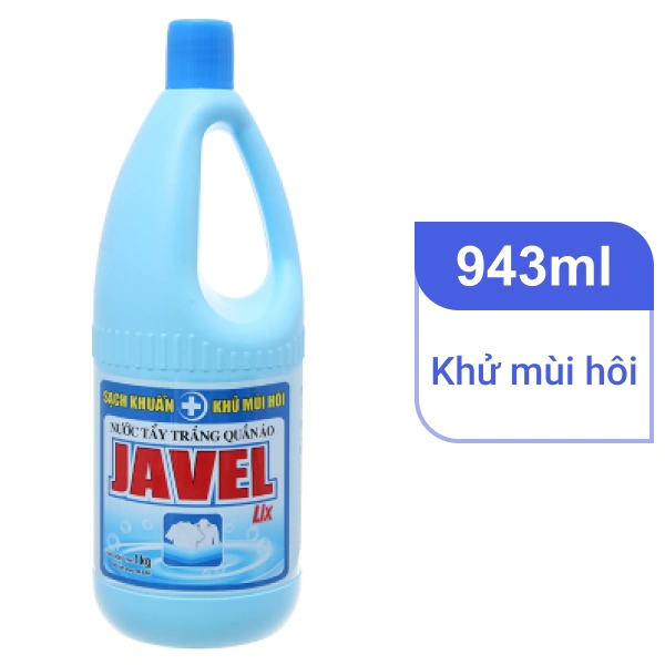 Nước tẩy vải trắng Lix Javel 943ml