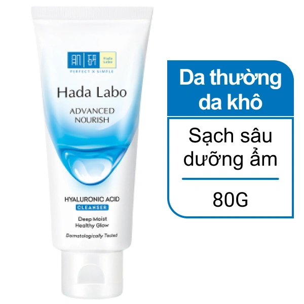 Kem rửa mặt Hada Labo dưỡng ẩm 80g