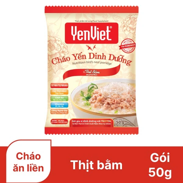 Cháo yến thịt bằm Yến Việt 50g