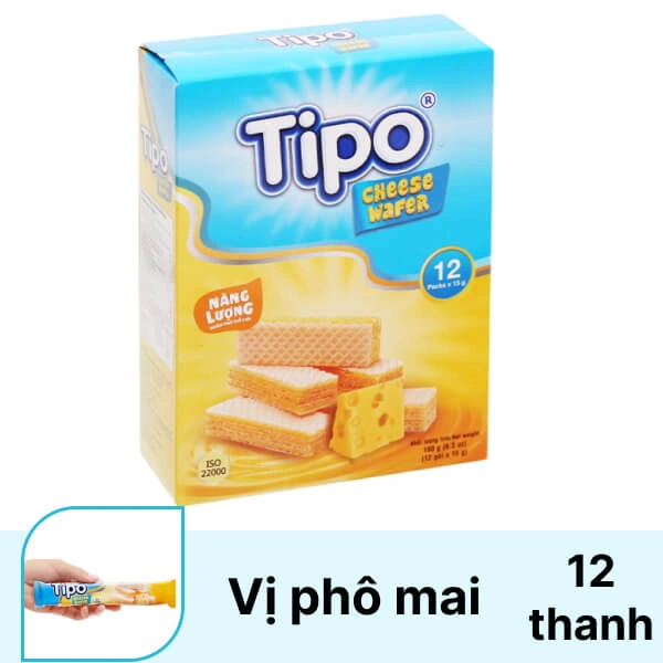 Bánh kem xốp phô mai Tipo hộp 180g