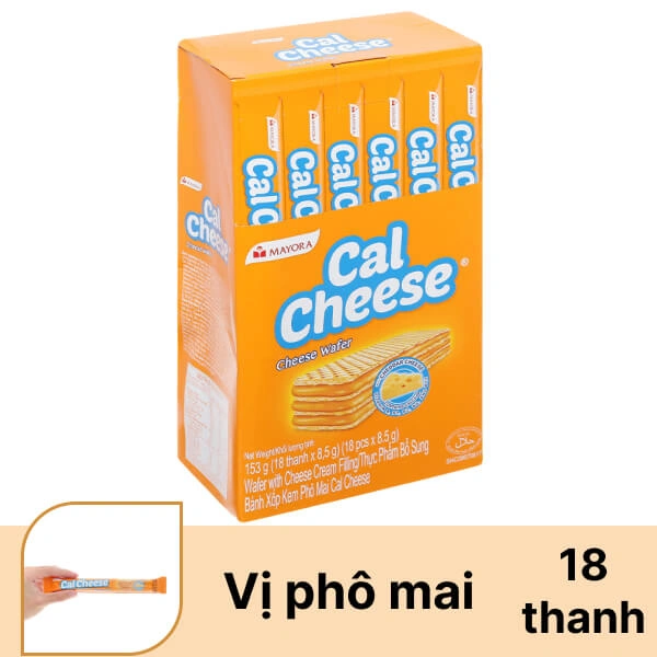 Bánh xốp nhân phô mai Cal Cheese hộp 153g