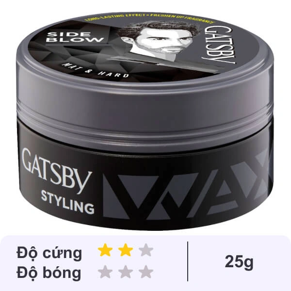 Sáp vuốt tóc dày bồng Gatsby Mat 25g