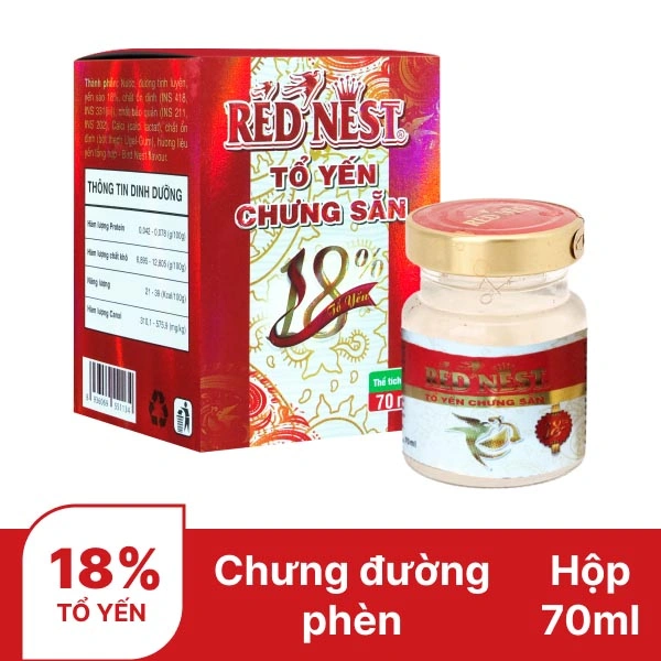 Nước yến chưng sẵn Red Nest 70ml