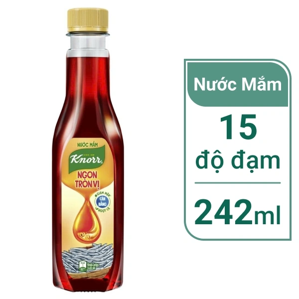 Nước mắm cá cơm than Knorr 242ml
