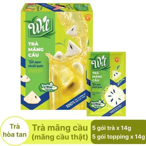 Trà mãng cầu Wil hộp 140g