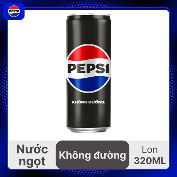 Nước ngọt Pepsi không calo lon 320ml