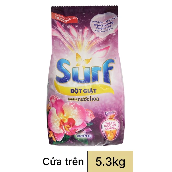 Bột giặt Surf thơm quyến rũ 5.3kg