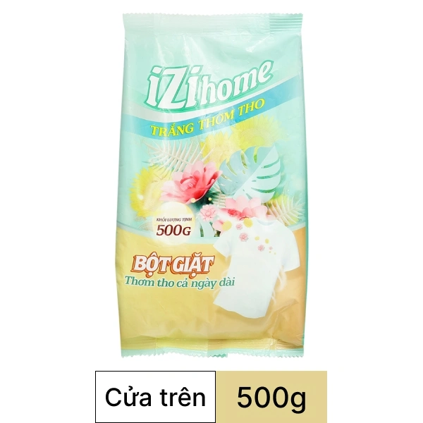 Bột giặt IZI HOME trắng thơm tho 500g