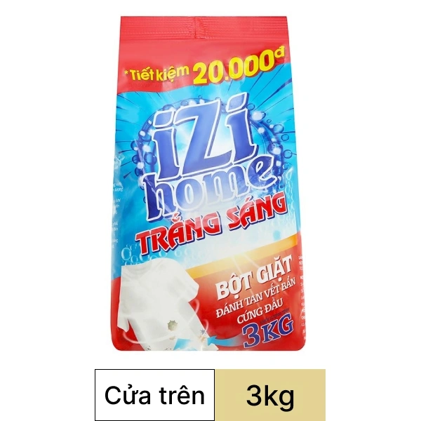 Bột giặt IZI HOME trắng sáng 3kg