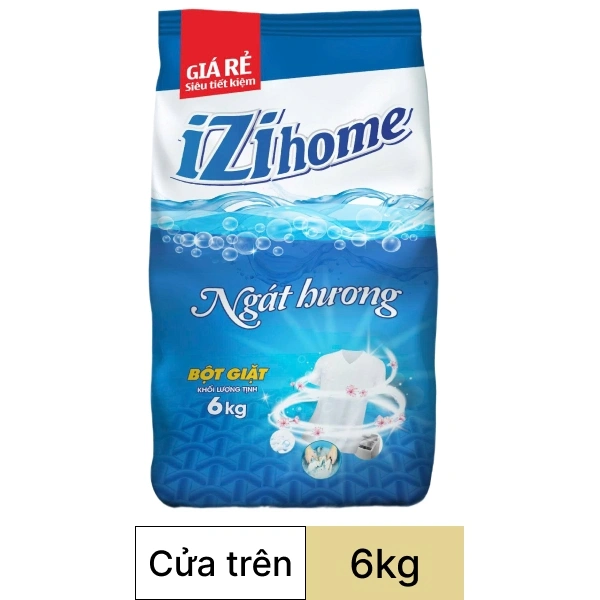 Bột giặt IZI HOME ngát hương 6kg