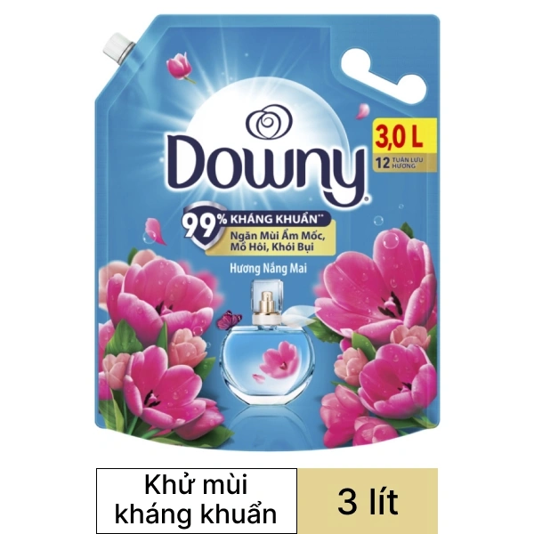 Nước xả Downy nắng mai 3 lít