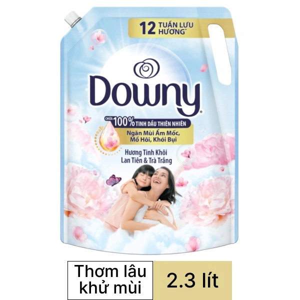 Nước xả Downy lan tiên & trà trắng 2.3 lít